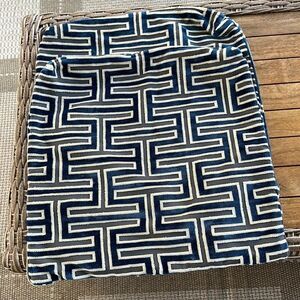 Custom Retro Pattern Pillow Covers (2) 19”x19”